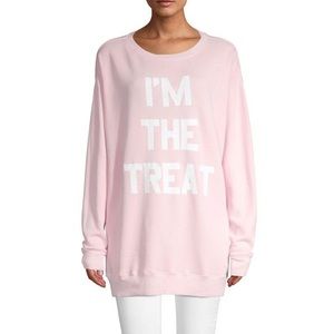 Wildfox "I'm the Treat" Oversized sweater